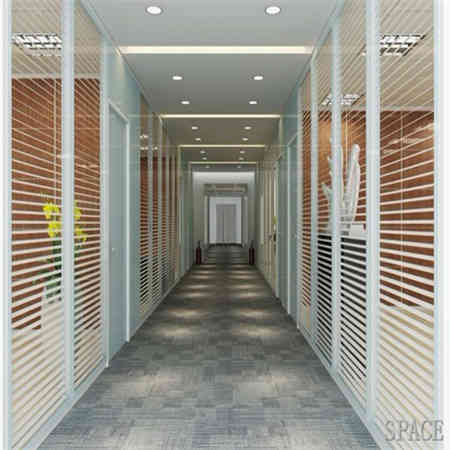 禅城办公室玻璃隔断效果图